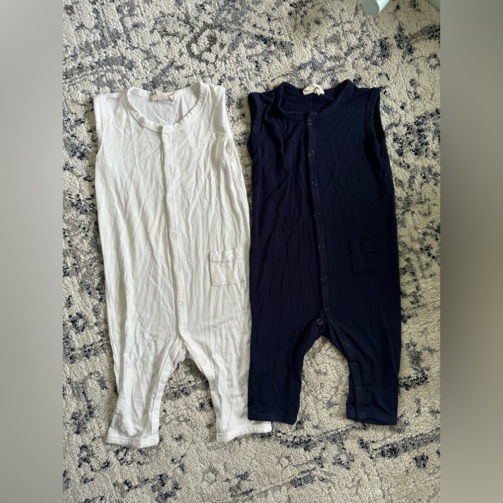 Bundle Kyte Baby Snap Sleeveless Rompers
